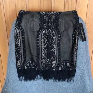 Akira Black Lacey Skirt
